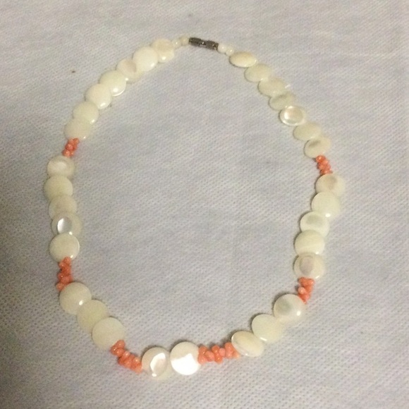Jasper and Coral Necklace - Picture 1 of 5